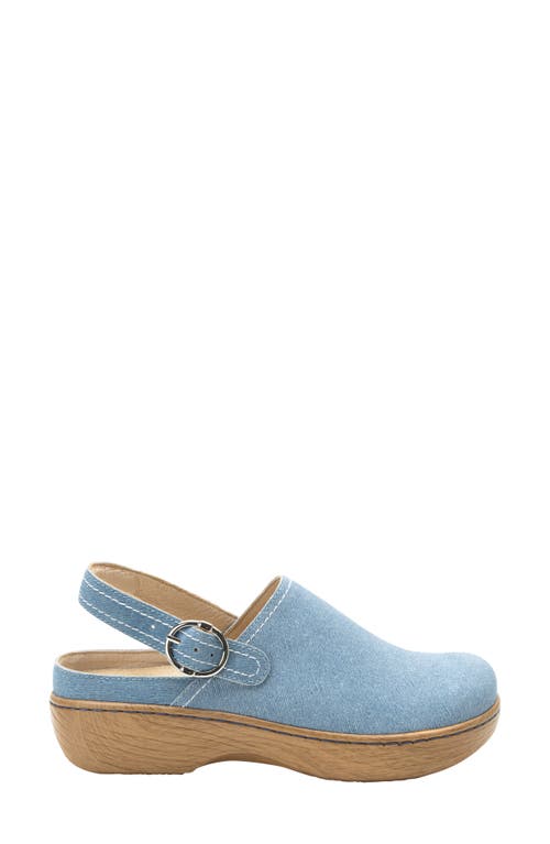 Shop Alegria By Pg Lite Olie Slingback Platform Clog In Jean Jeanie