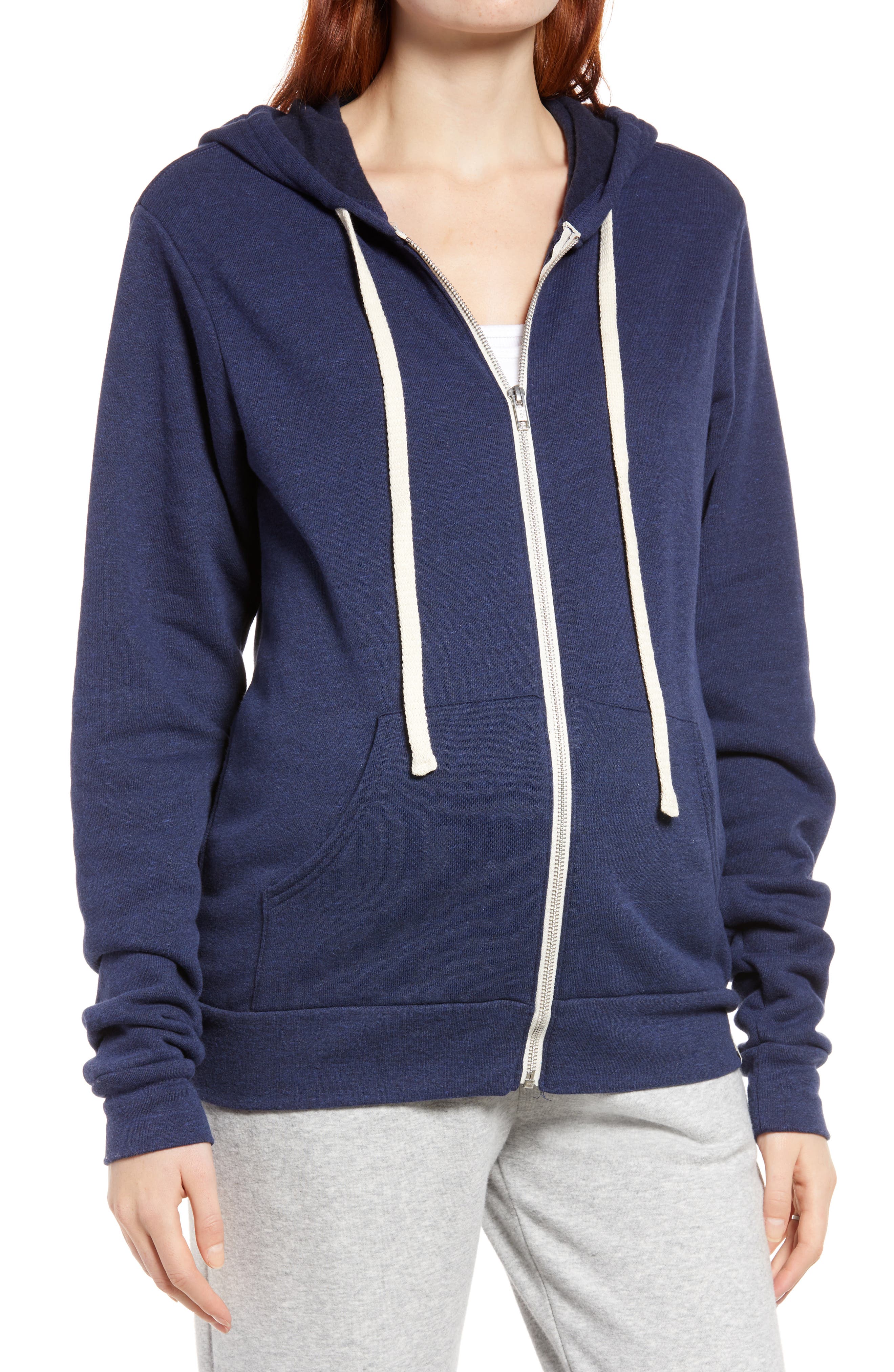 maternity fleece zip up