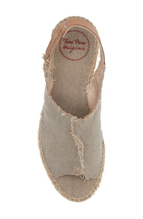 Toni Pons 'lugano' Espadrille Wedge Sandal In Pedra/stone