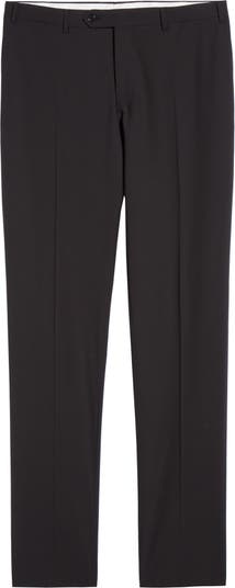 Canali Flat Front Wool Trousers, $395, Nordstrom