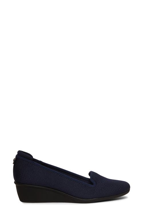 Shop Anne Klein Winnefred Wedge Pump In Navy Rep