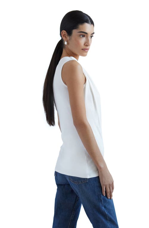Marcella Brooklyn Layered Sleeveless Top In Off White
