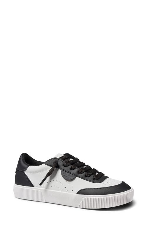 Reef Lay Day Seas Trainer In Black/white Leather