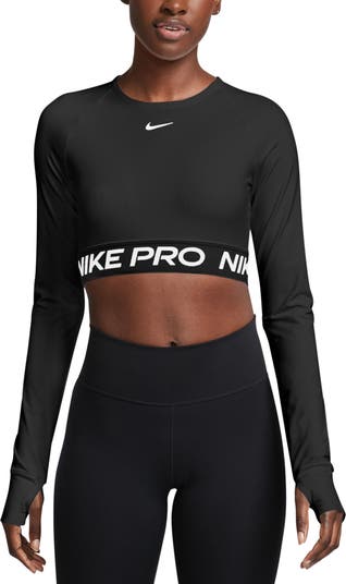 Nike Pro 365 Dri-FIT Long Sleeve Crop Top