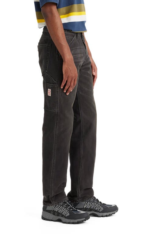 Shop Levi's 555™ Relaxed Utility Straight Leg Jeans In Darkest Night Meteor