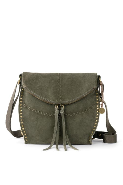 The Sak Silverlake Crossbody In Moss Suede