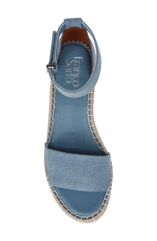 Franco Sarto Pela Espadrille Platform Sandal In Light Denim