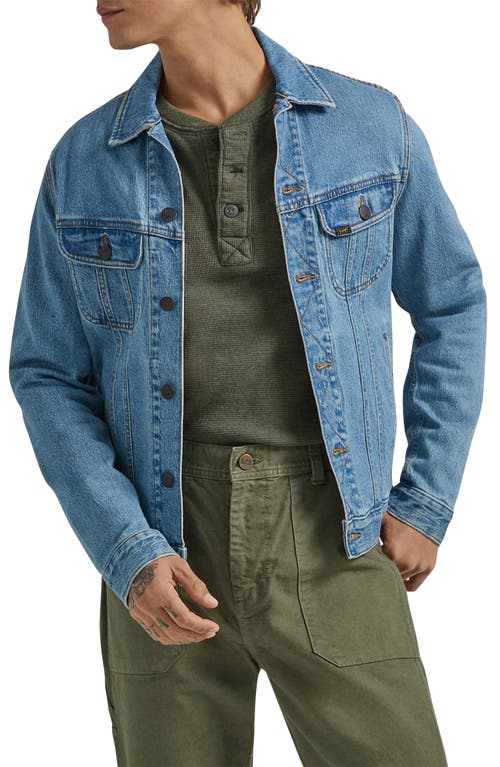 Essential Relaxed Rider Denim Jacket in Downtown