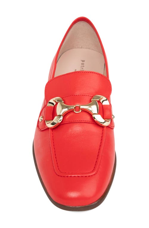 Shop Patricia Green Harlow Bit Loafer In Red