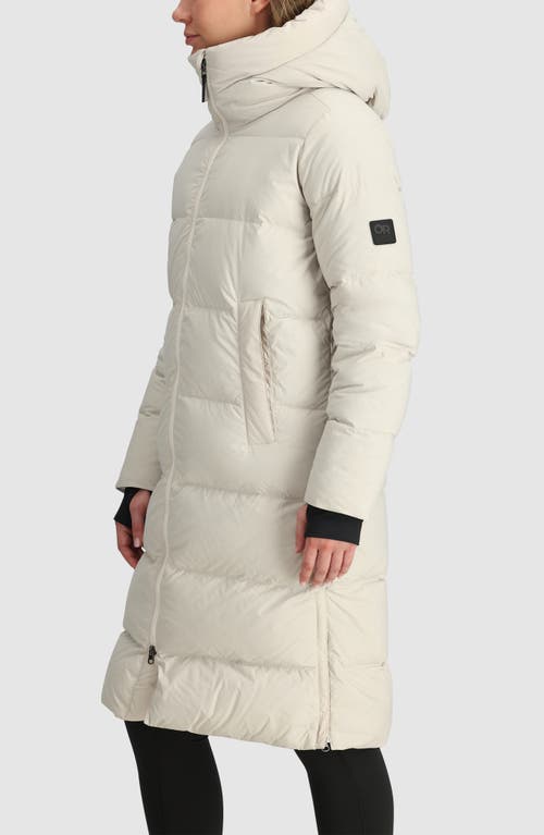 Shop Outdoor Research Coze 700 Fill Power Down Parka In Oyster