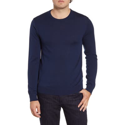 Bonobos Slim Fit Merino Wool Crewneck Sweater, Blue