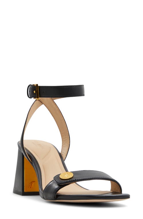 Milly Icon Ankle Strap Sandal in Black