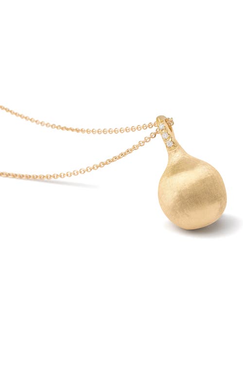 Marco Bicego Women's Africa Boules 18k Yellow Gold & 0.03 Tcw Diamond Pendant Necklace In 18k Yellow Gold
