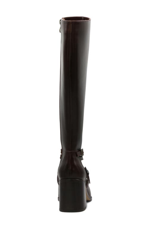 Charles David Jacoby Knee High Boot In Cognac Leather
