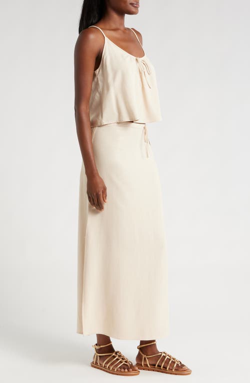 Shop Nordstrom Two-piece Tank & Skirt Cover-up In Beige Beach