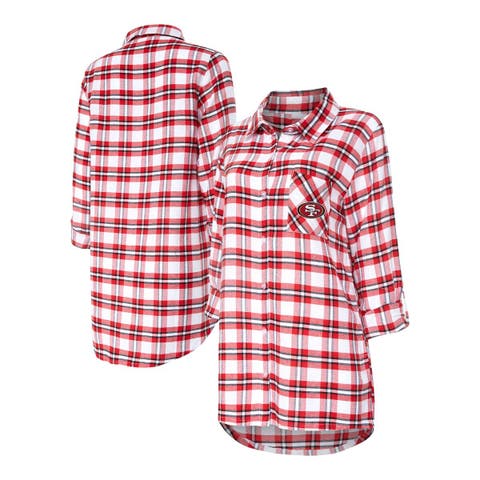 Minnesota Vikings Concepts Sport Women's Sienna Plaid Full-Button Long  Sleeve Nightshirt - Purple