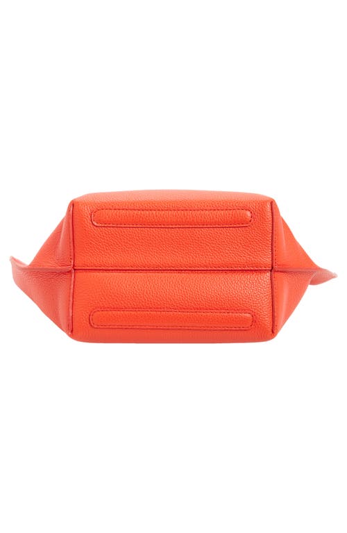 Ree Projects Mini Ann Leather Tote In Flame