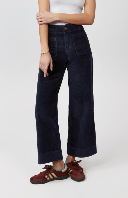 Lola Jeans Colette High Rise Wide Leg Jeans In Ink Blue