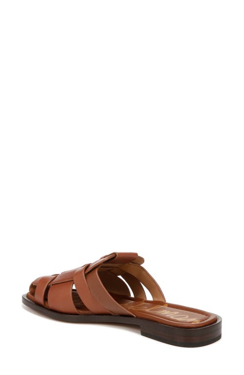 Sam Edelman Dina Slip On Mule Saddle Leather In Saddle