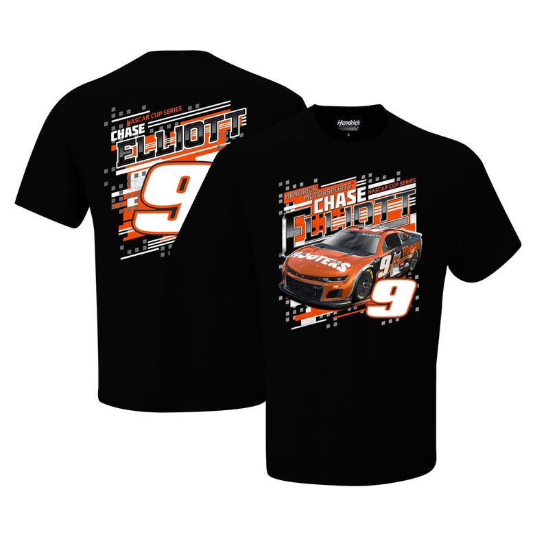 Hendrick Motorsports Team Collection Black Chase Elliott Hooters Draft T-shirt