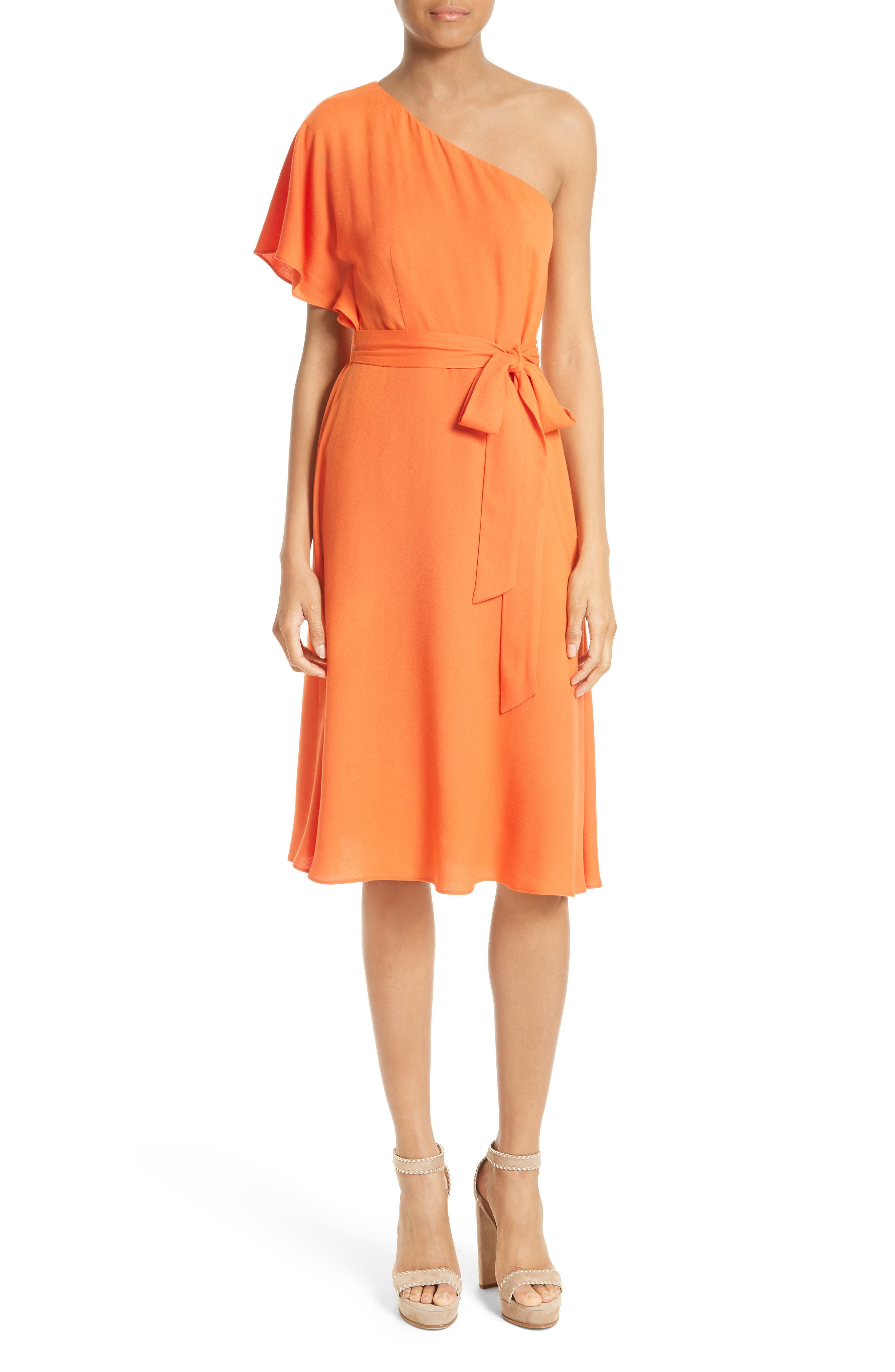 nordstrom one shoulder dress