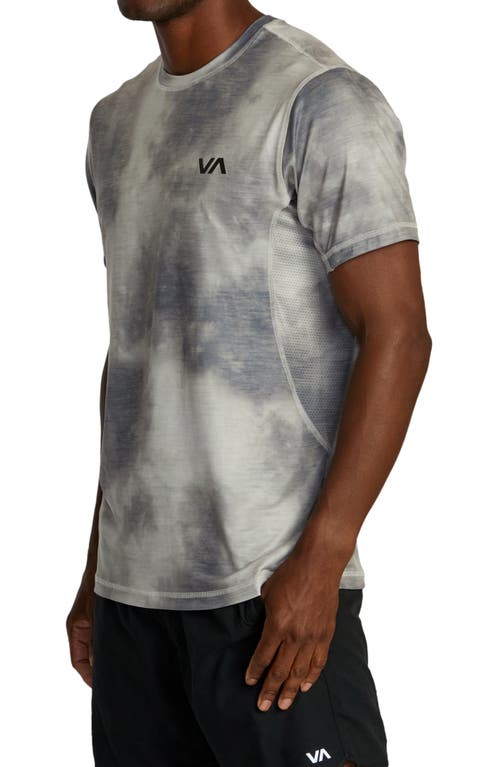 Shop Rvca Sport Vent Logo Graphic T-shirt In Chalk Wash