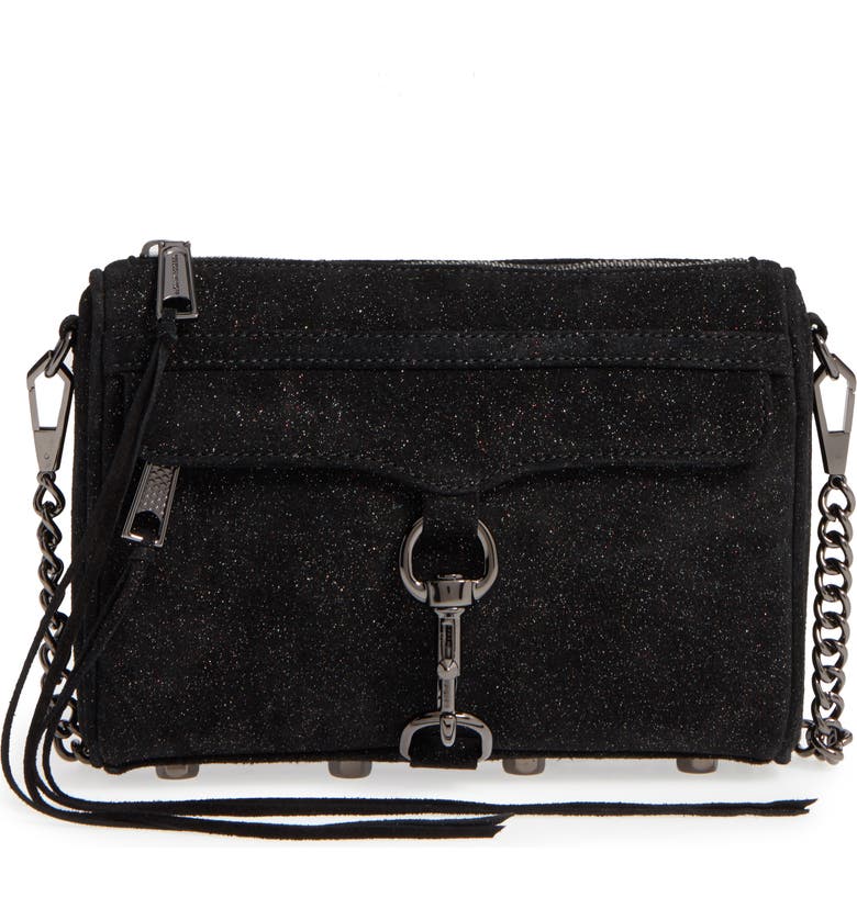 Rebecca Minkoff Mini MAC - Sparkle Leather Crossbody Bag | Nordstrom
