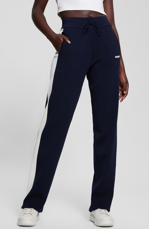 Shop Guess Michela Track Pants In Daring Ocean