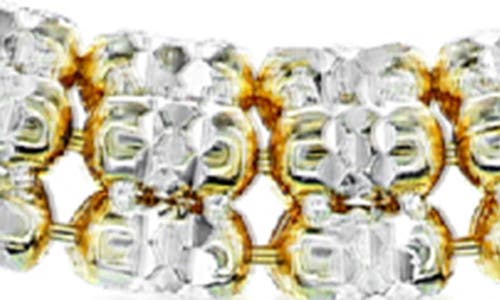 Shop Simona D-c Ice Two-tone Barrel Chain Bracelet