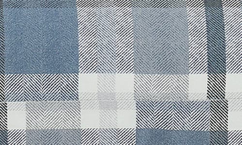 Southshore Fine Linens Highland Collection Extra Deep Cotton Sheet Set In Blue