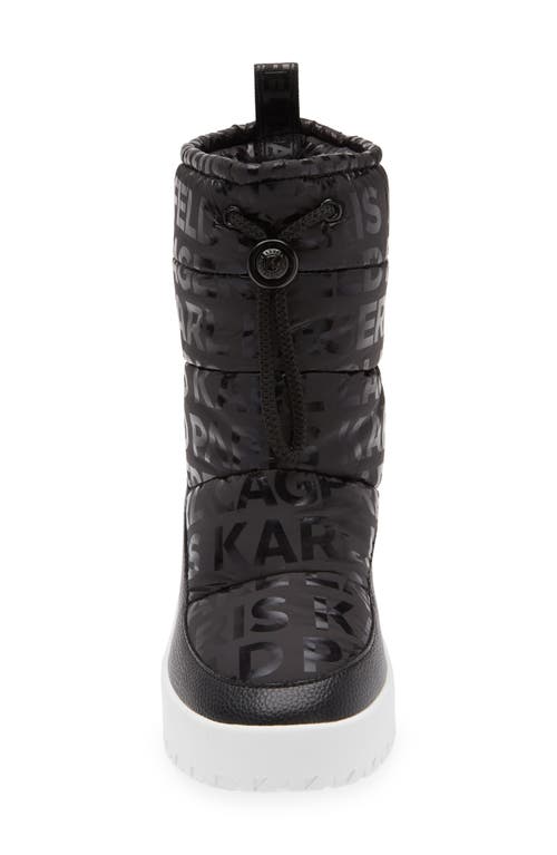 Karl Lagerfeld Paris Bronwyn Wedge Boot In Black