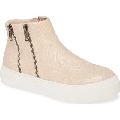 Coconuts By Matisse Dawson Reptile Embossed Platform Sneaker, Pink