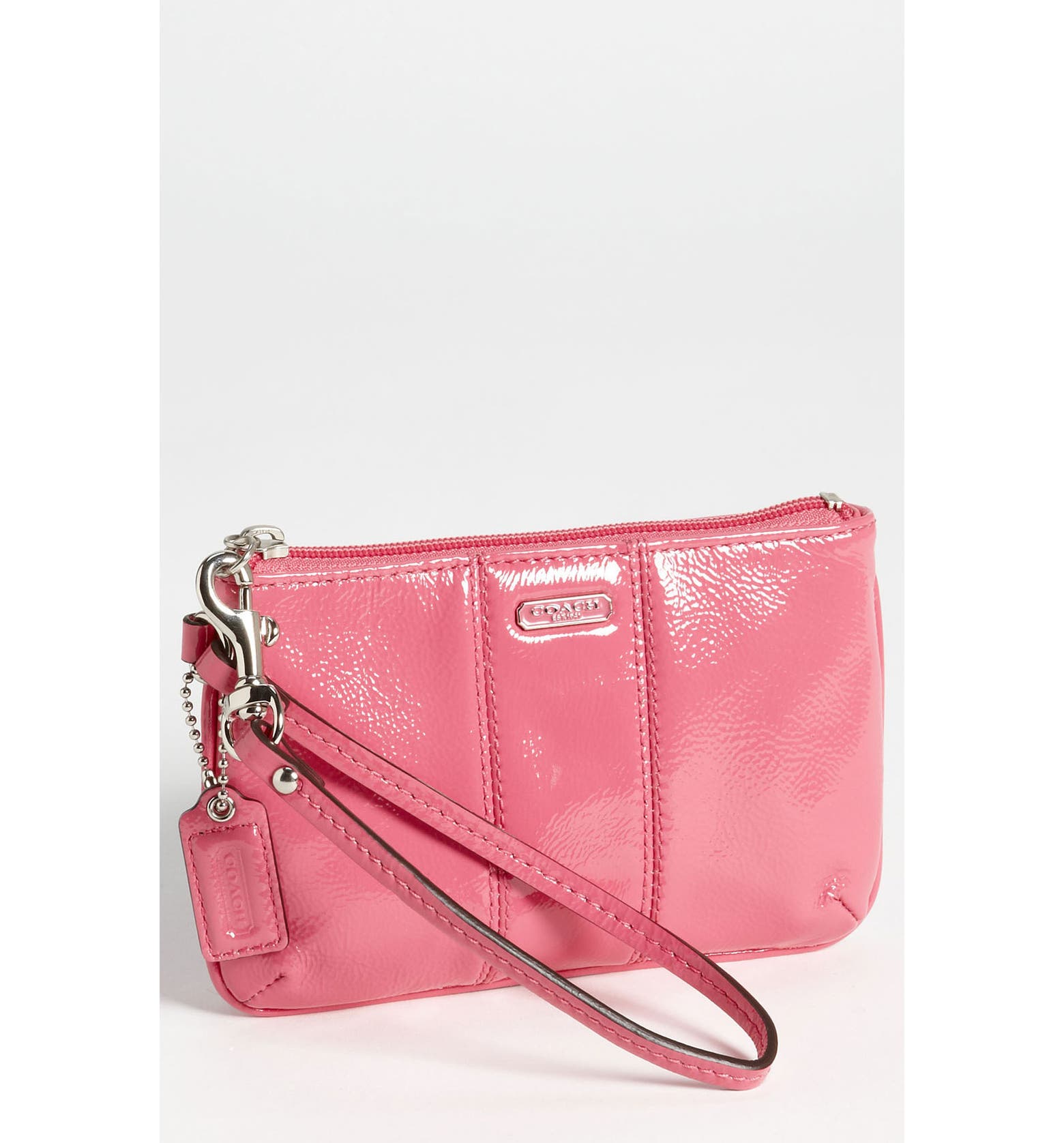 COACH 'Small' Patent Leather Wristlet | Nordstrom