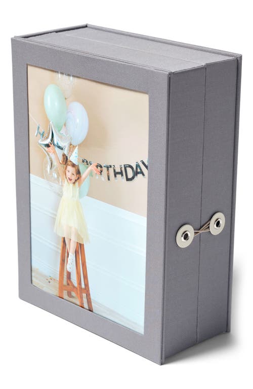 Savor Story Vault Keepsake Box In Slate/ Yellow