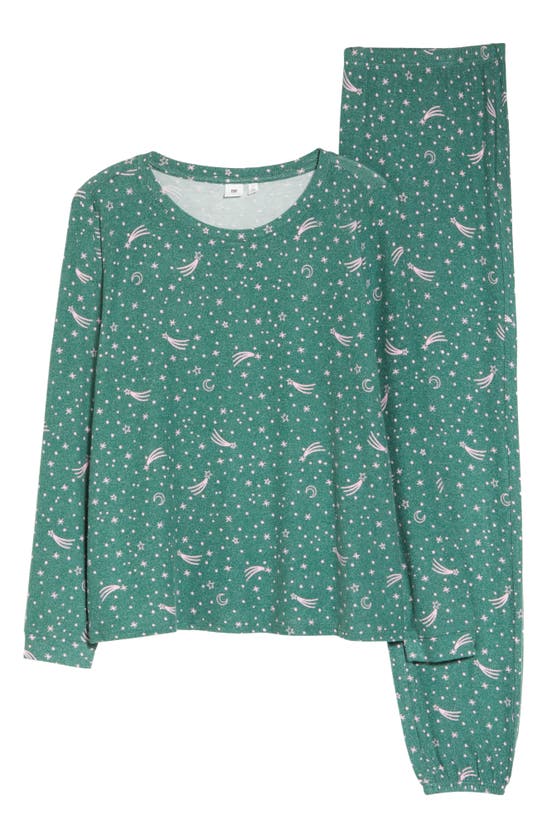 Bp. Comfy Pajamas In Green Hunter Winter Night