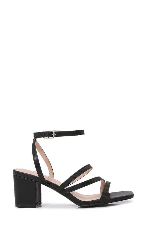 Shop Berness Lotus Sandal In Black