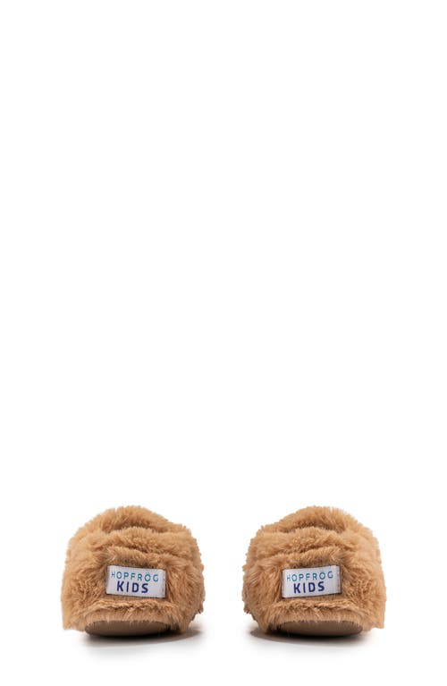 Shop Hopfrög Furry Furry Faux Fur Slipper In Chestnut