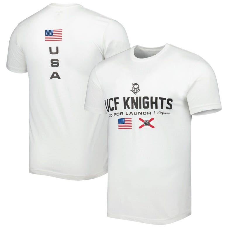 Flogrown White Ucf Knights Go For Launch Local T-shirt
