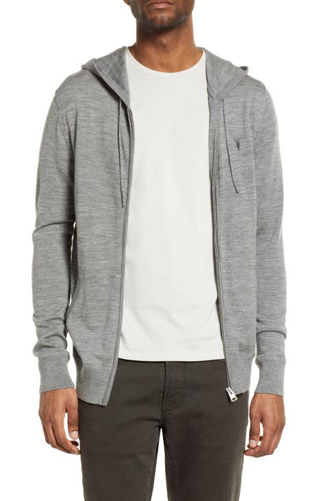 Mode Slim Fit Merino Wool Zip Hoodie