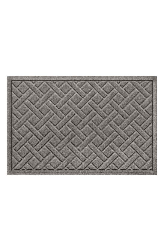 Bungalow Flooring Aqua Shield Doormat In Medium Gray