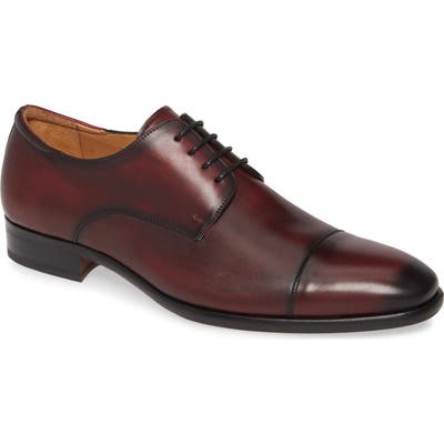 Mezlan Republic Cap Toe Derby- Burgundy