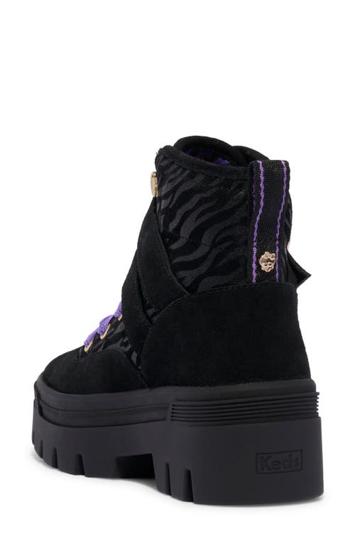 Shop Keds ® X Monster High Soho Combat Boot In Black Leather