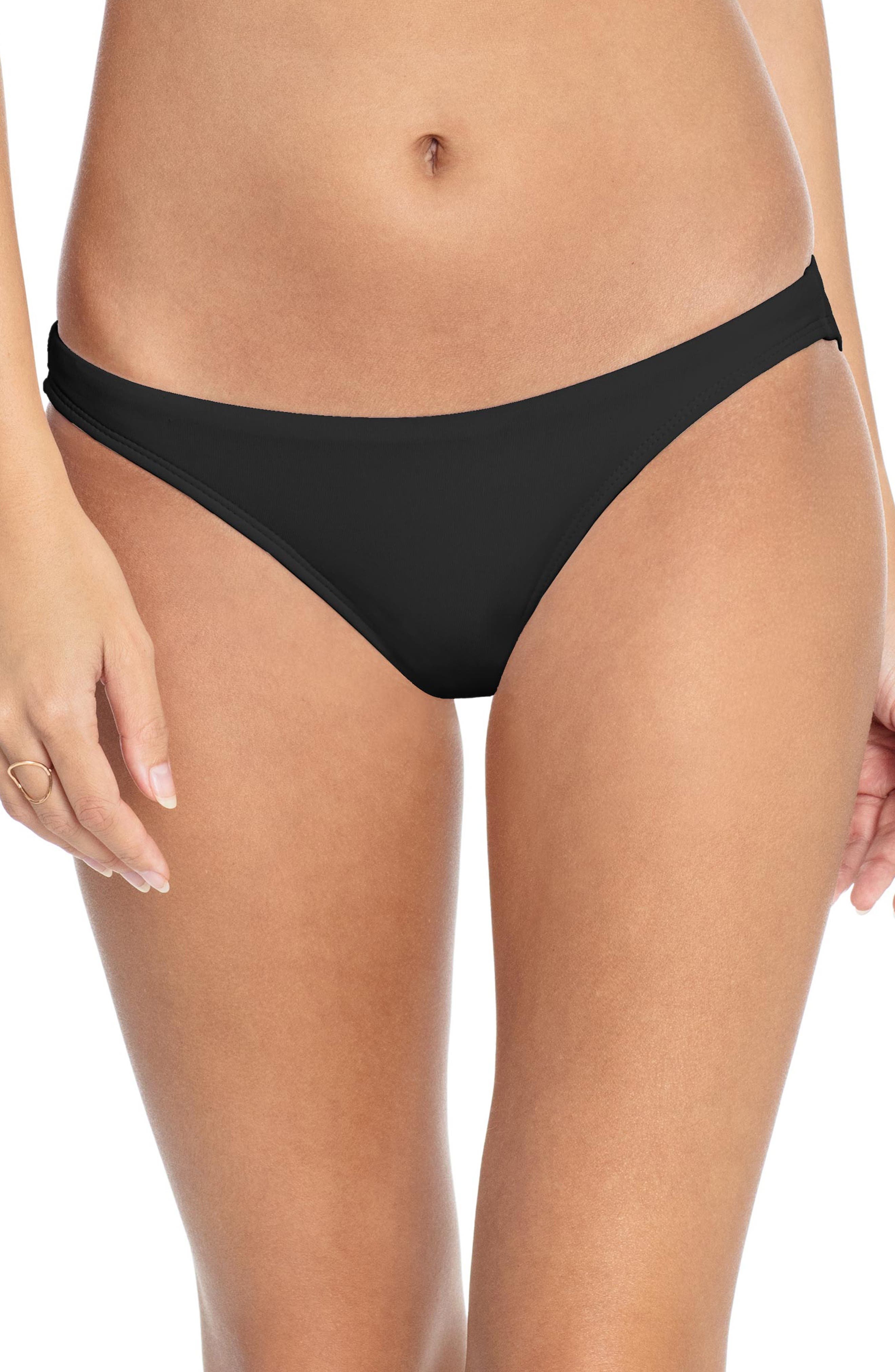 Robin Piccone Ava Bikini Bottoms, Black