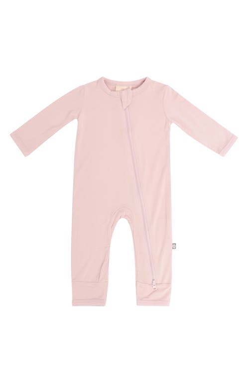 Kyte BABY Zip-Up Romper in Blush at Nordstrom