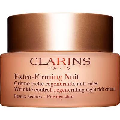 Clarins Extra-Firming Wrinkle Control Regenerating Night Cream For Dry Skin