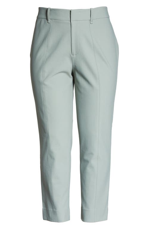 Vince High Waist Cigarette Pants In Light Slate