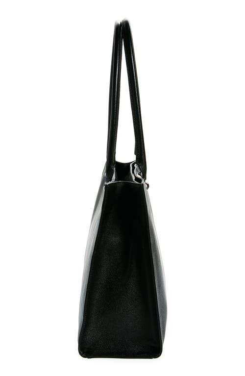 Shop Rebecca Minkoff Amour Leather Tote In Black