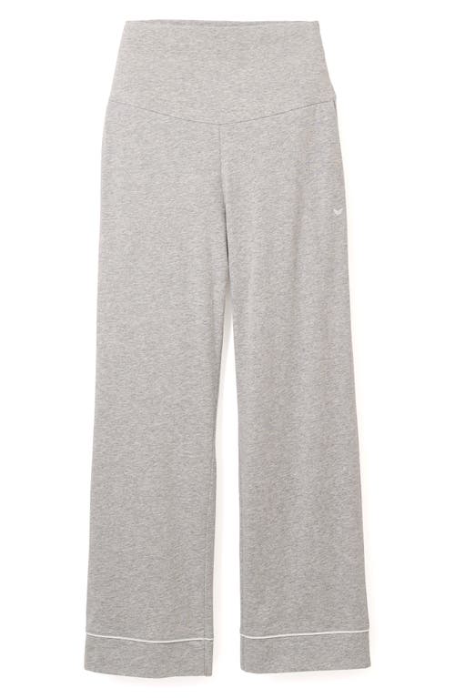 Luxe Pima Cotton Maternity Pants in Heather Grey