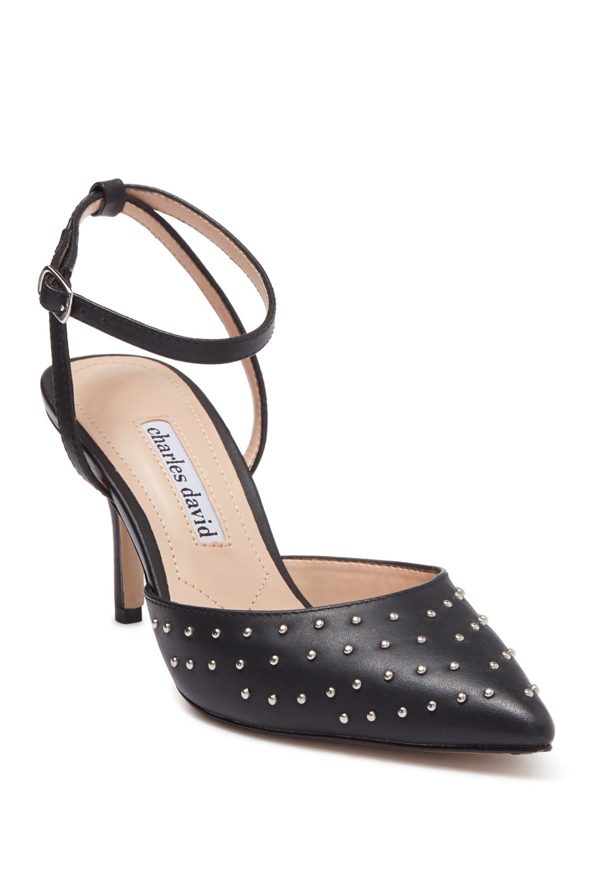 charles david polka dot pumps