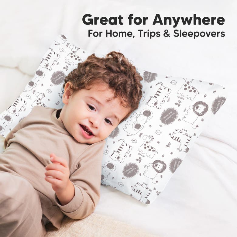 Keababies Printed Toddler Pillowcase 13x18" In Keasafari